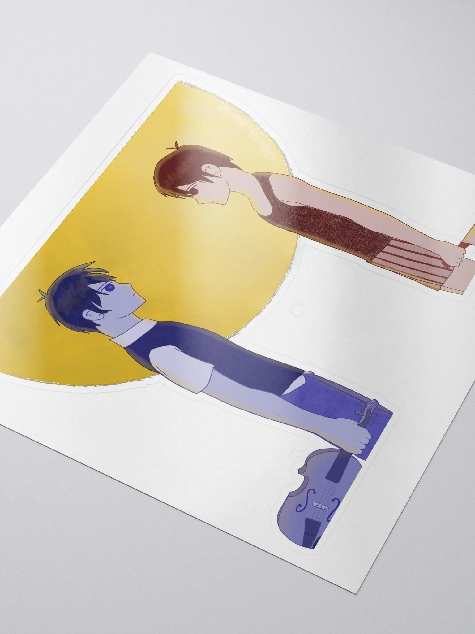 OMORI Moon Sticker product image (3)
