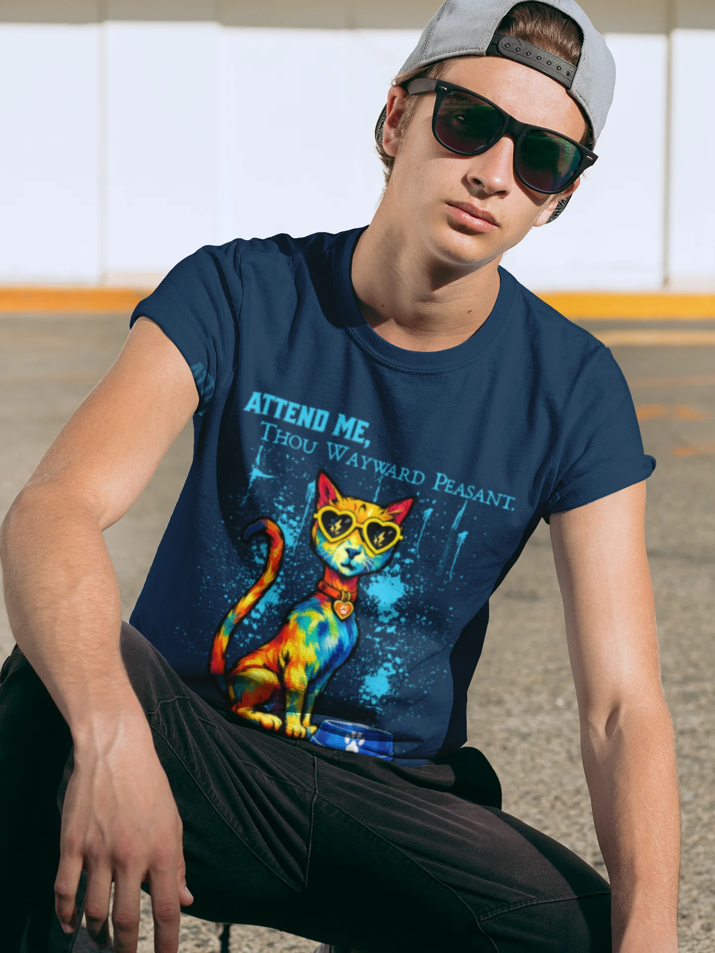Attend Me Thou Wayward Peasant Cat Shirt product image (4)