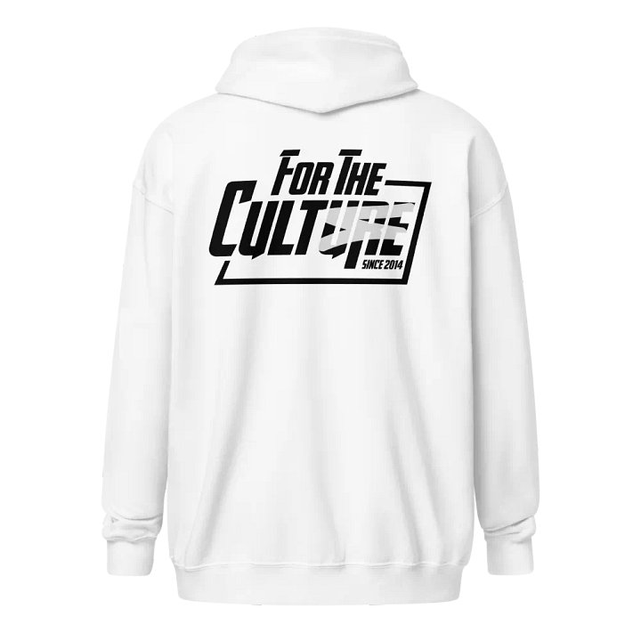 For the Culture Black / White Zip Up product image (9)