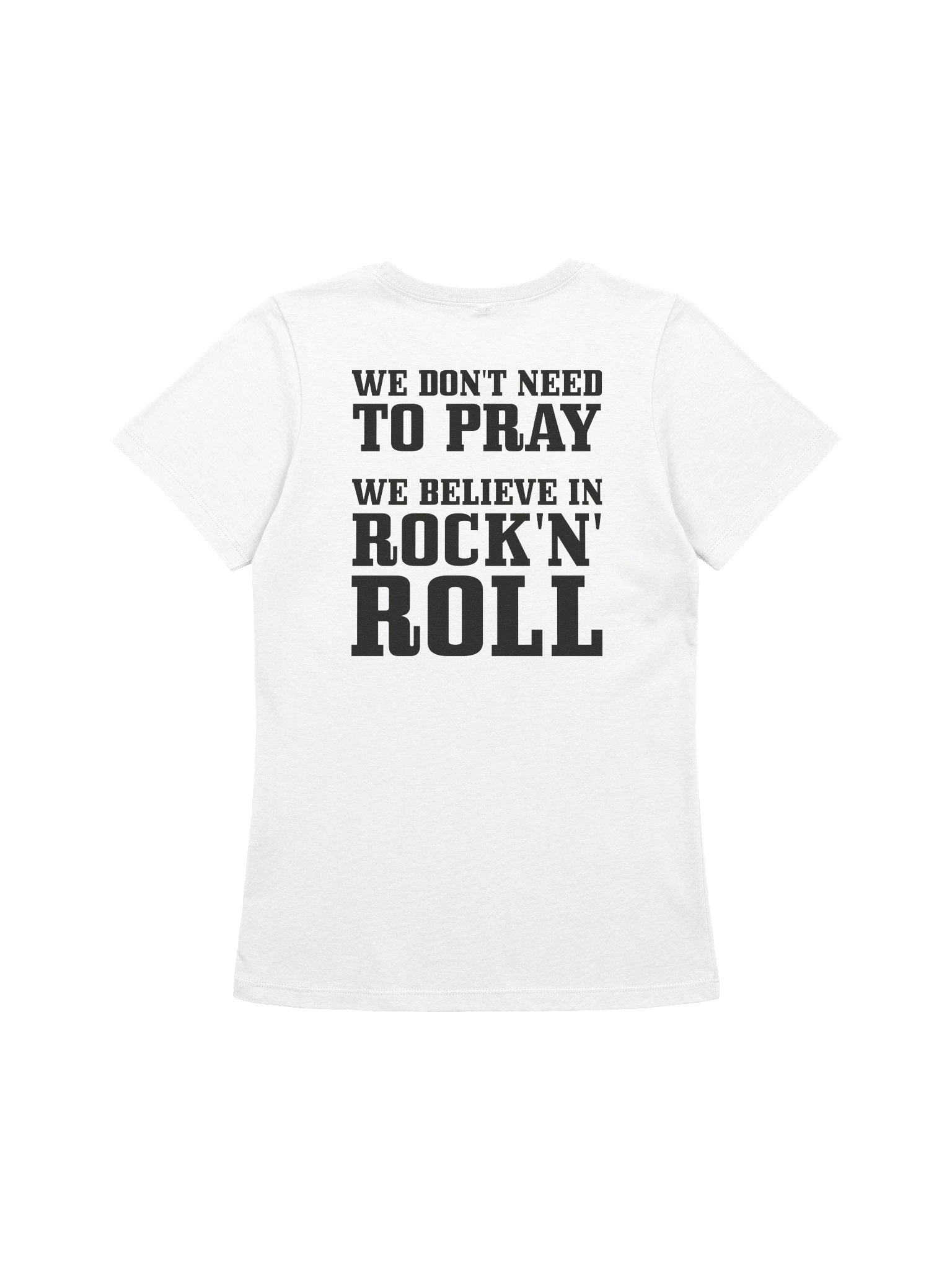 We Believe In Rock'n'Roll - Women's T-Shirt (White) product image (2)