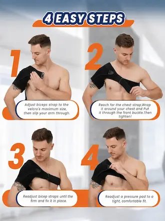 Furastore Adjustable Shoulder Support Brace product image (4)