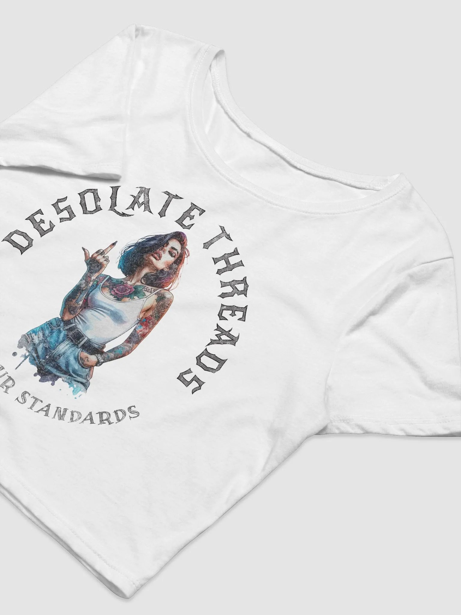 F*&# Your Standards Crop Tee product image (4)