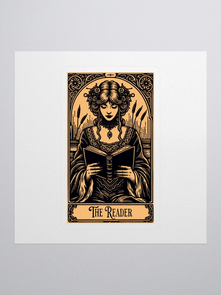 The Reader Tarot Card Sticker product image (1)