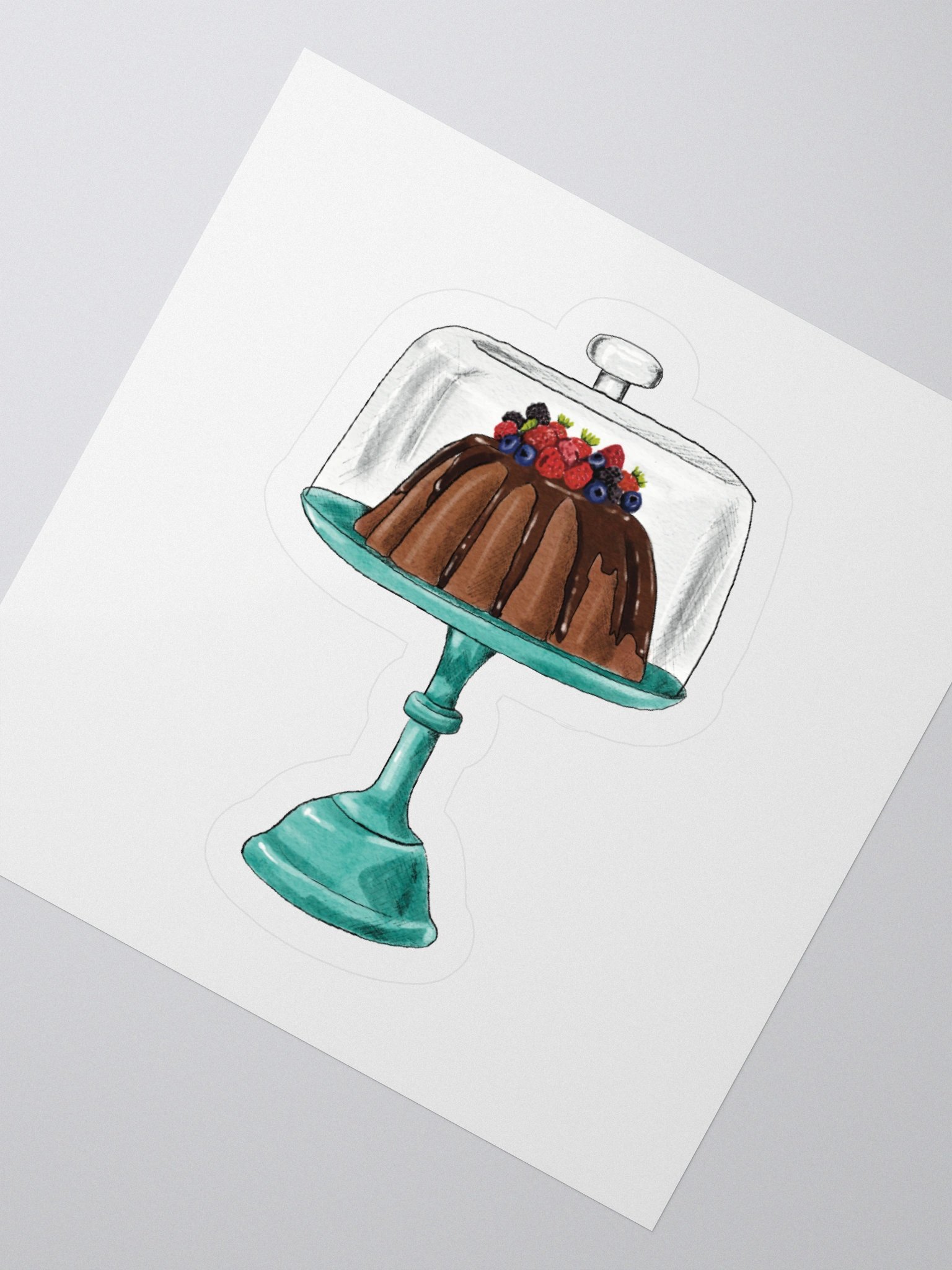 Vintage Bakery Cake Sticker product image (6)