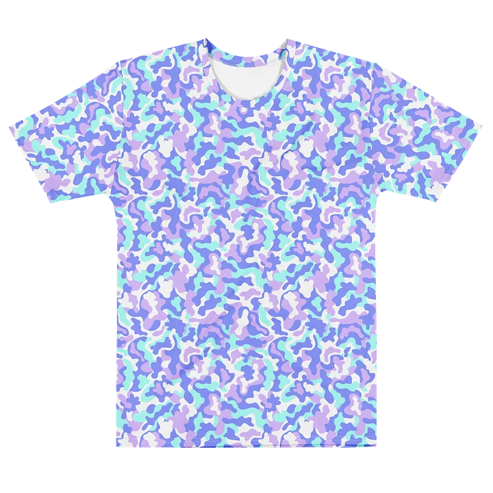 Colorful Camouflage Men’s Crew Neck T-Shirt product image (1)