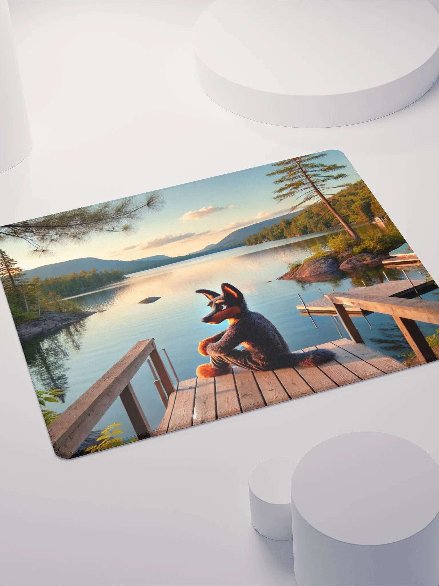 AI Generated Doberman Mouse Pad product image (4)