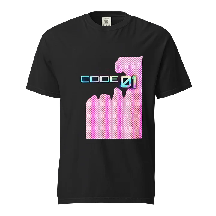 CODE 01 Pink Graphic Tee product image (1)