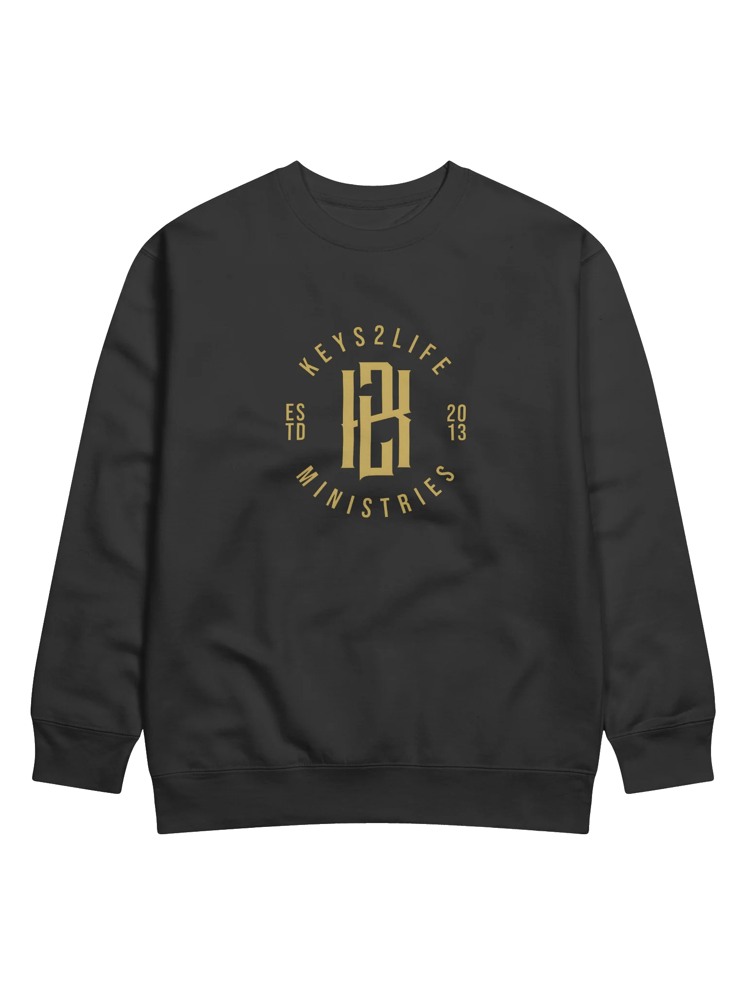 Keys2Life Ministries Gold Emblem Sweatshirt product image (4)