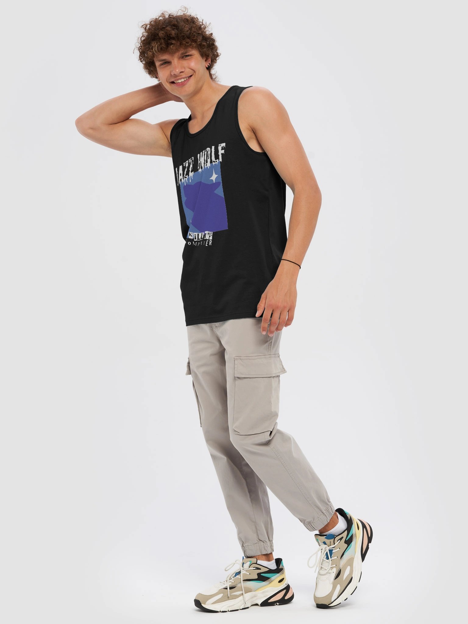 Jazz Wolf Muscle Tank product image (23)