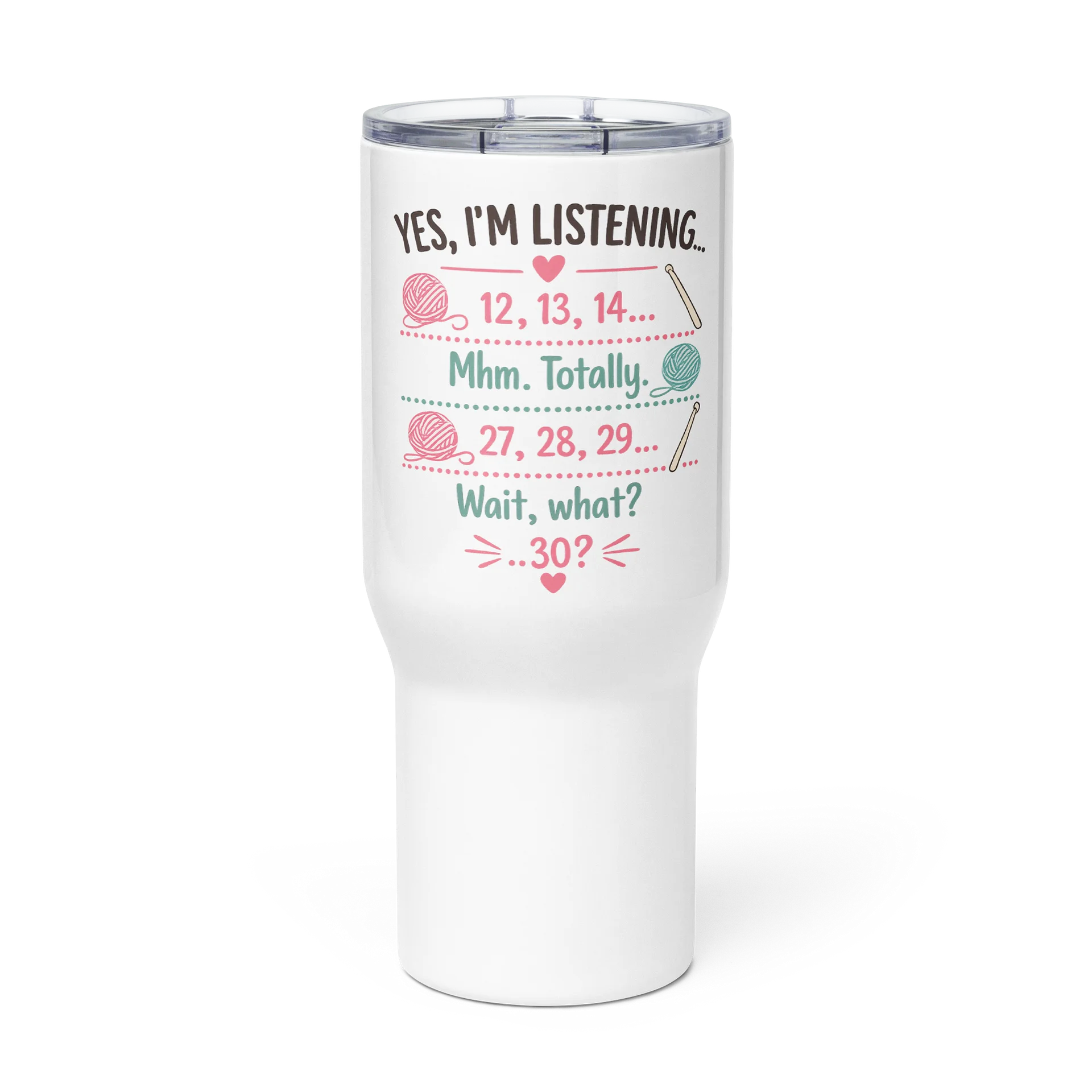 The Crochet Count Tumbler product image (1)