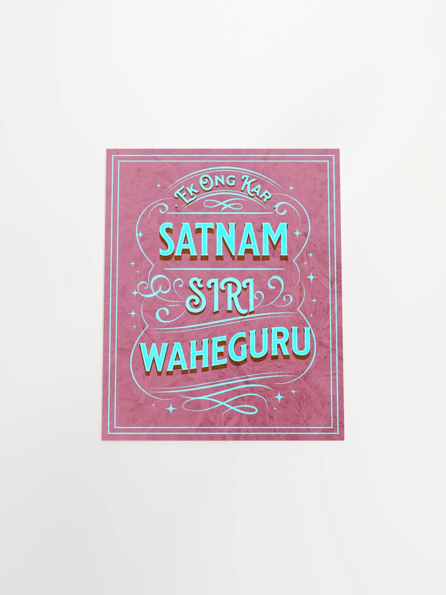 Ek Ong Kar Poster Burgandy product image (8)