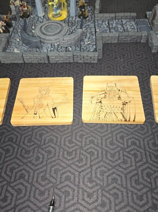 Wood Coasters - Characters product image (1)