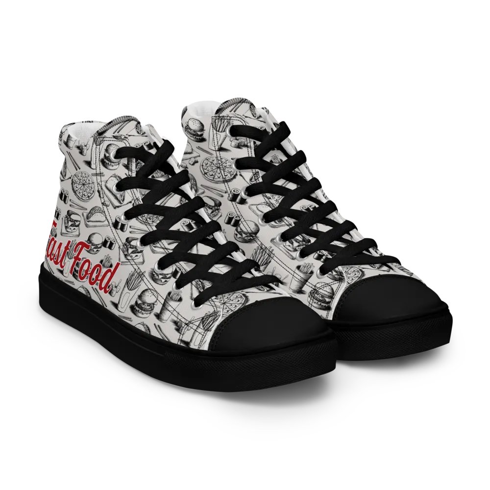 Fast Food High Top Old White/Red/Black Male product image (8)