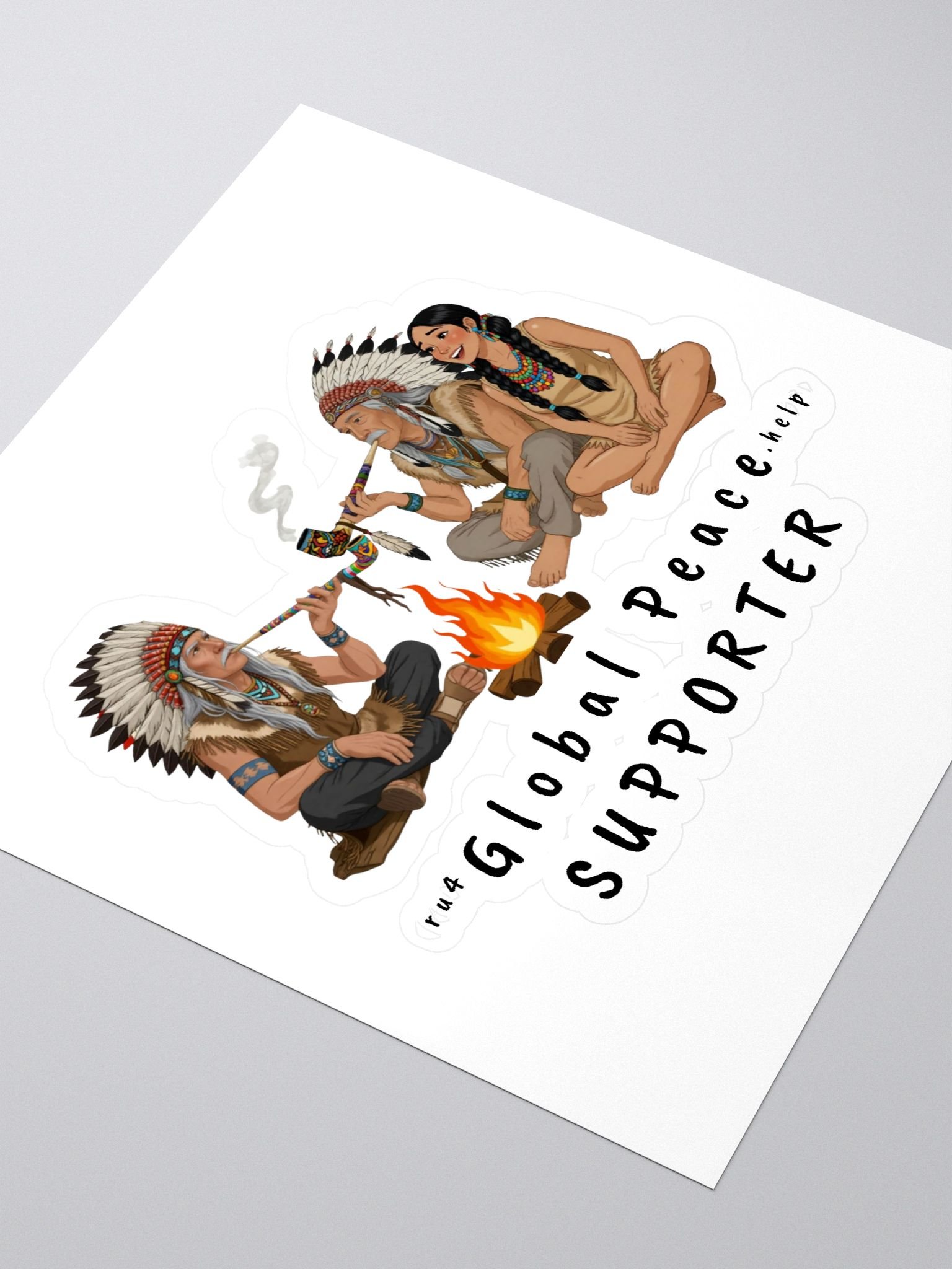 Peaceful Gathering Kiss Cut Stickers product image (3)