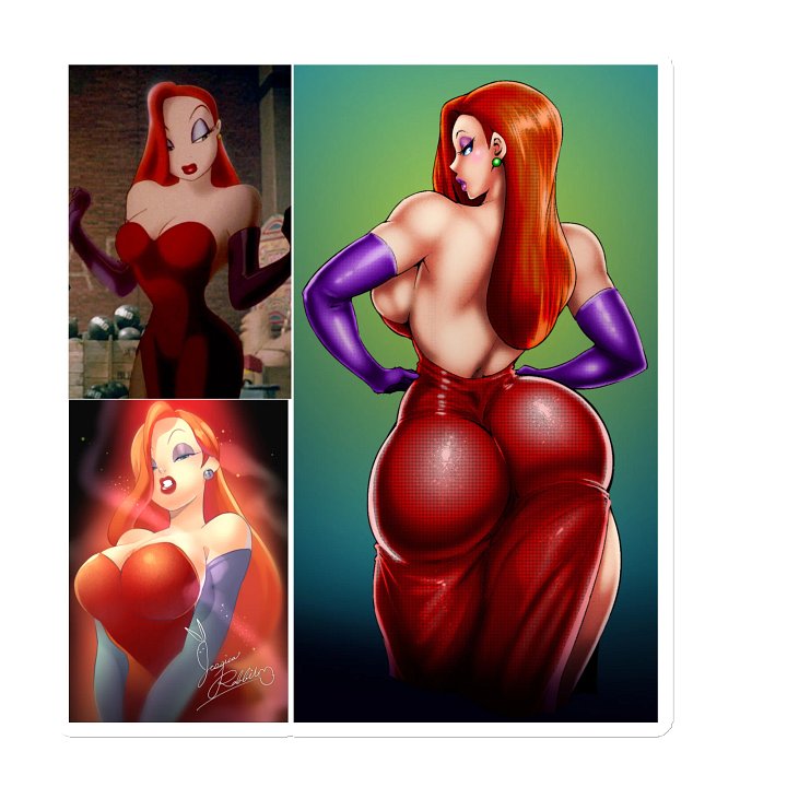 Jessica rabbit Magnet product image (1)