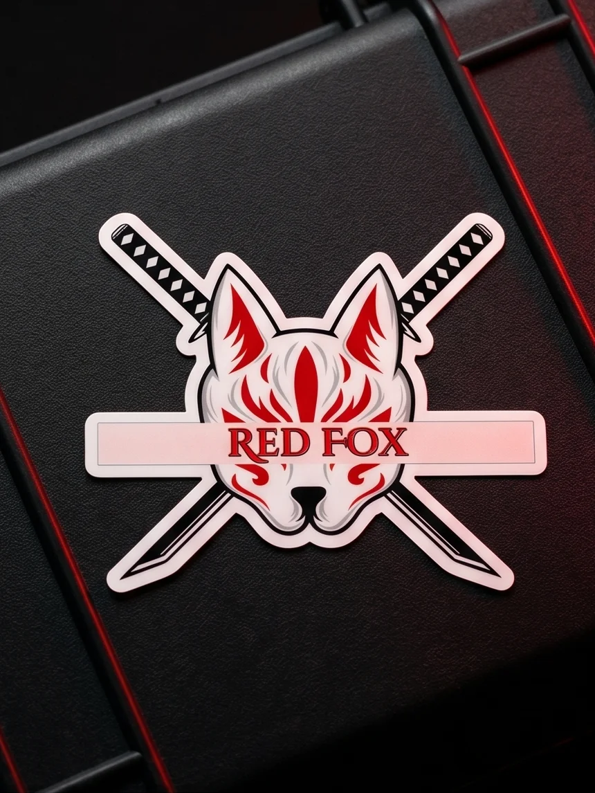 Red Fox Warrior Sticker product image (3)