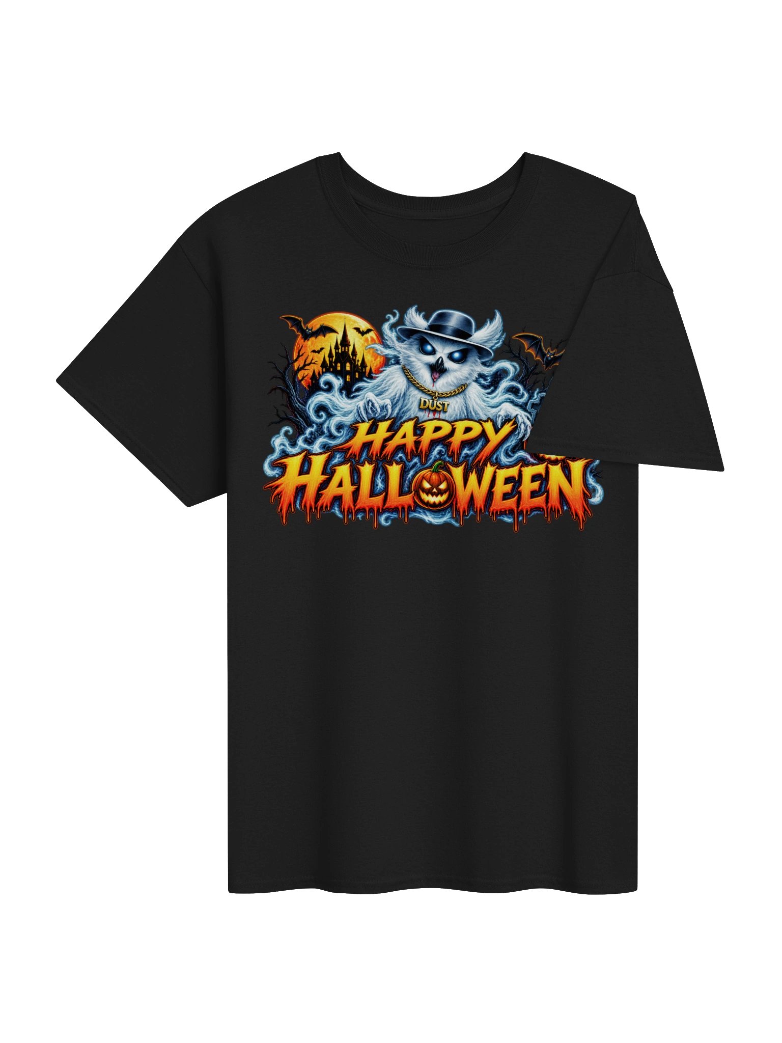 Phant Owl Happy Halloween Gildan Heavyweight T-Shirt product image (43)