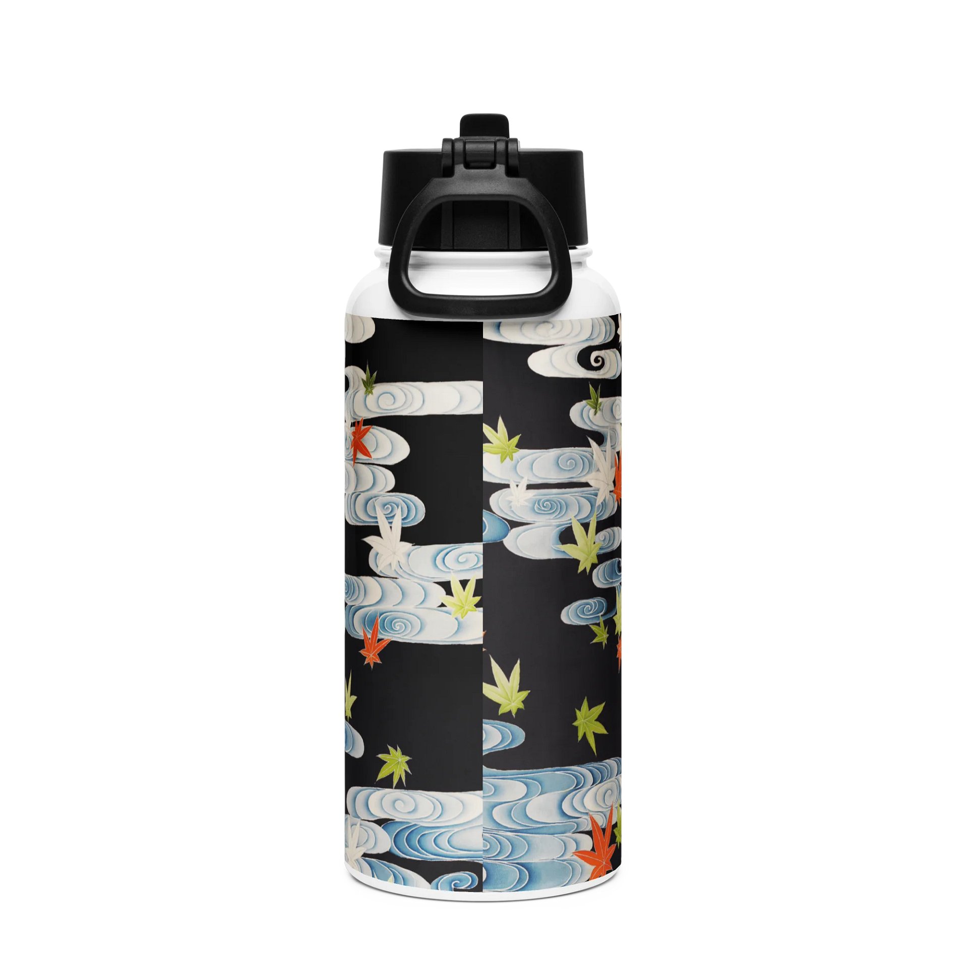 Maple Leaves. 32oz. Stainless Steel Water Bottle product image (2)
