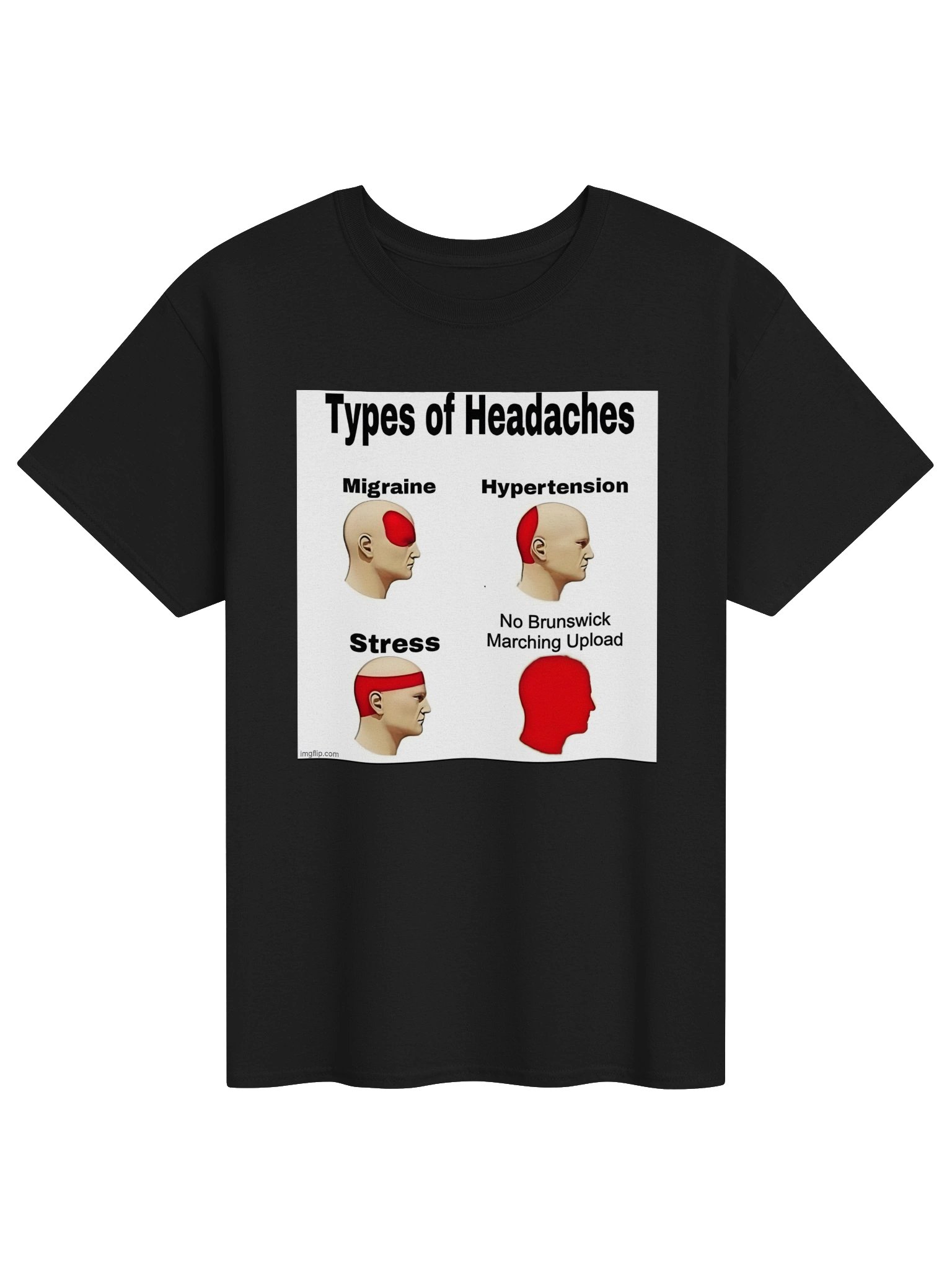 Types of Headaches BrunswickMarching Meme Tee product image (1)