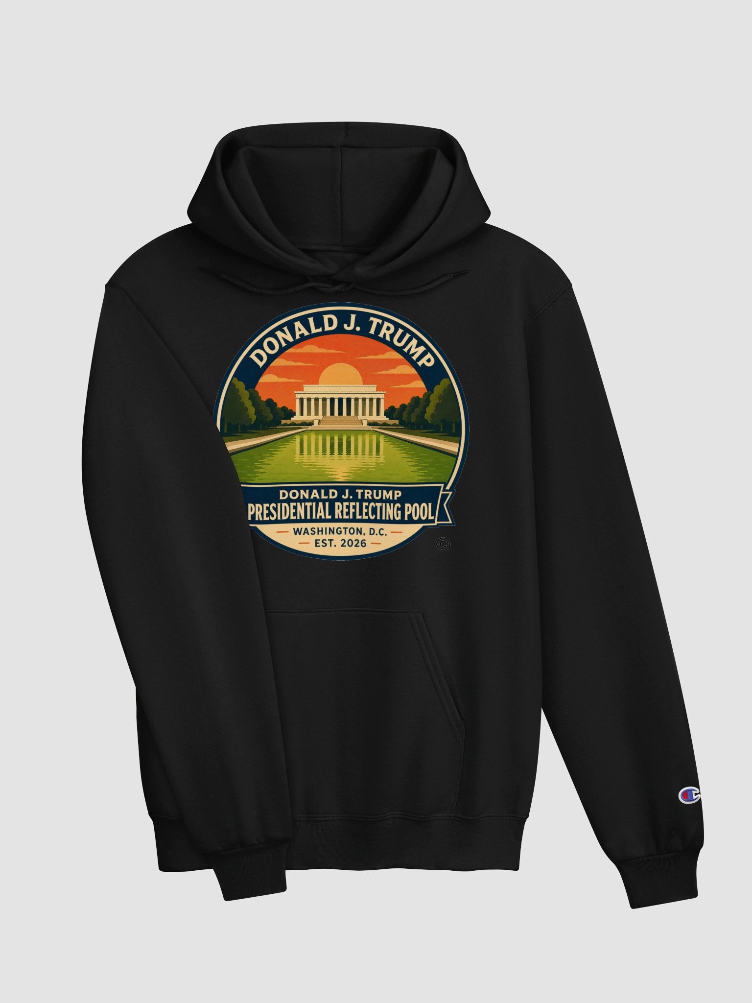 Champion Unisex Hoodie - Donald J. Trump Presidential Reflecting Pool™ product image (3)