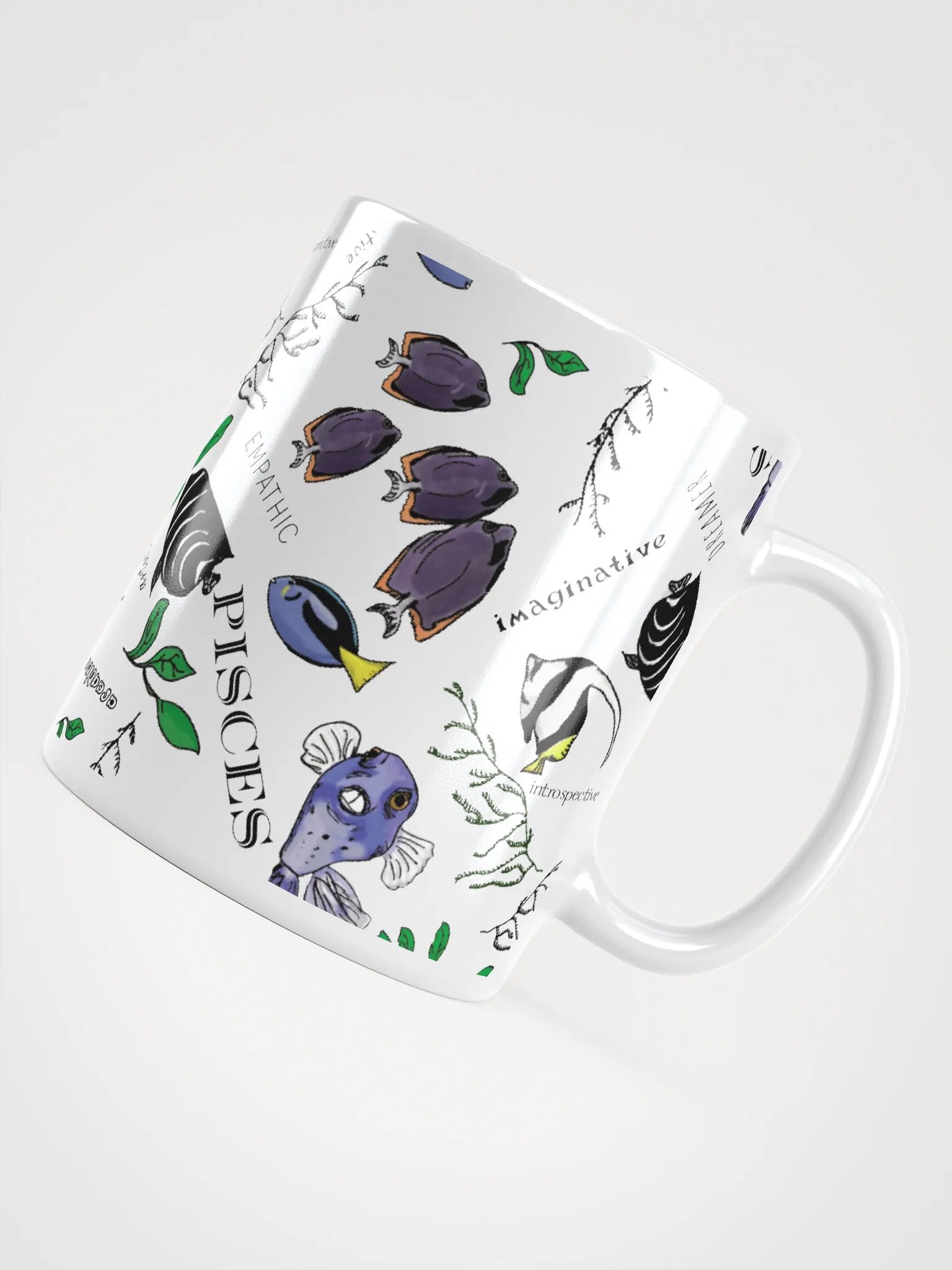 Pisces Themed Mug, 11 oz. product image (4)
