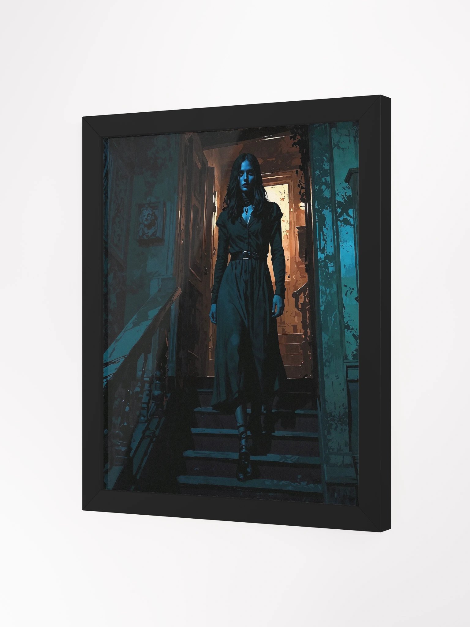 She Descends Framed Print product image (11)