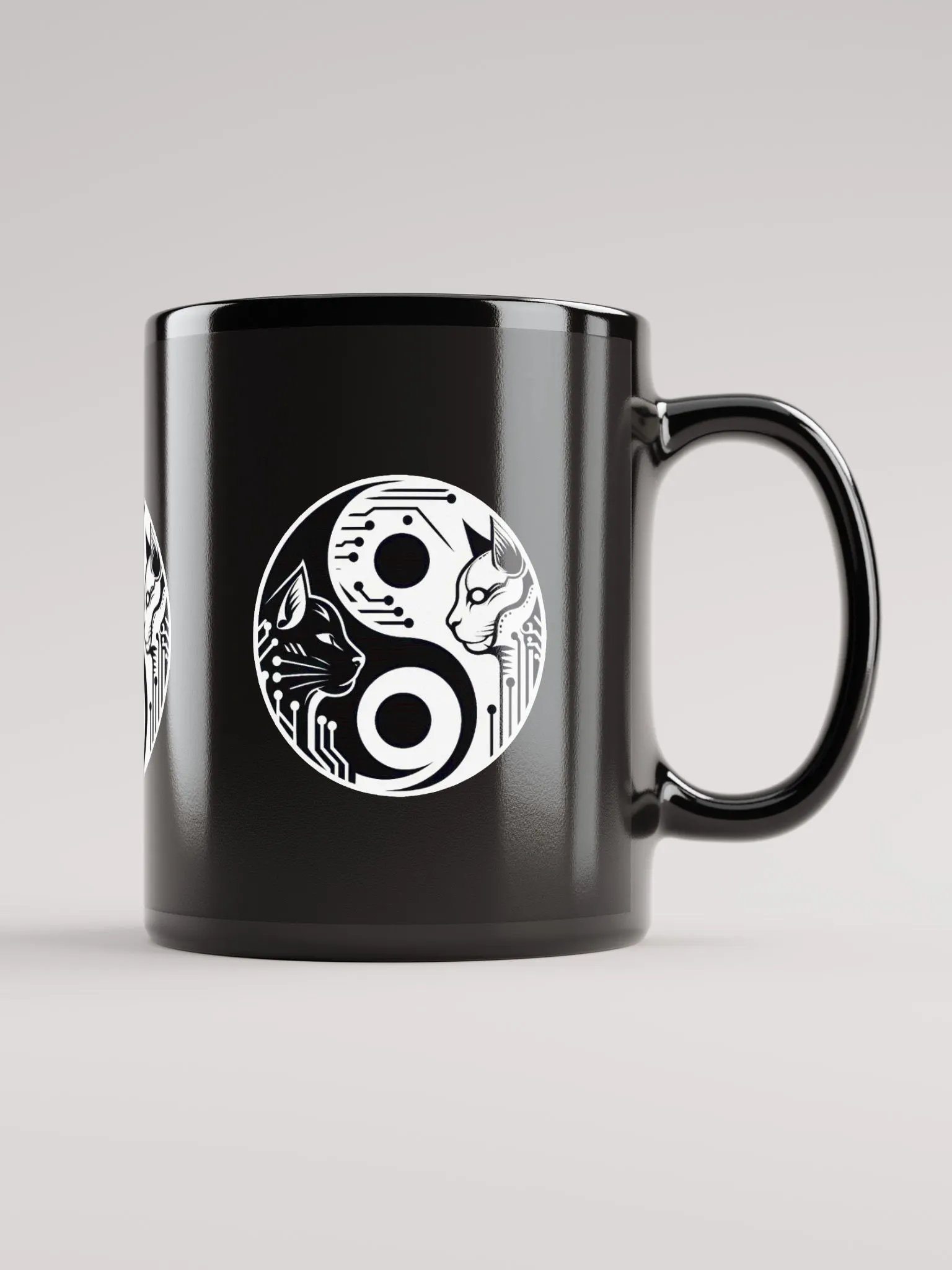Black Glossy Mug product image (2)