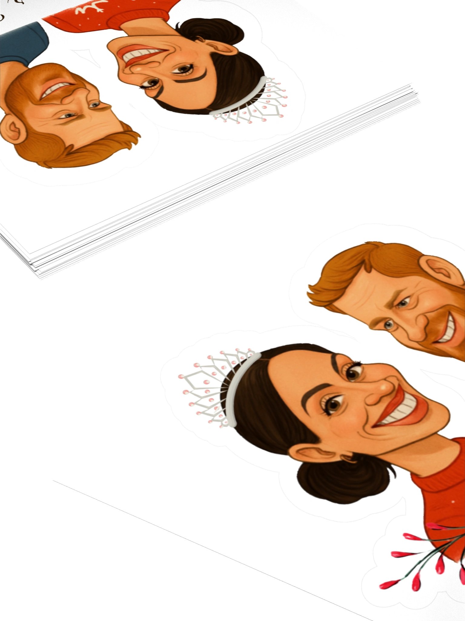 Royal Parody – “Enjoy Your Misery” Collectible Kiss-Cut Sticker (3″) | As Never Collection product image (4)