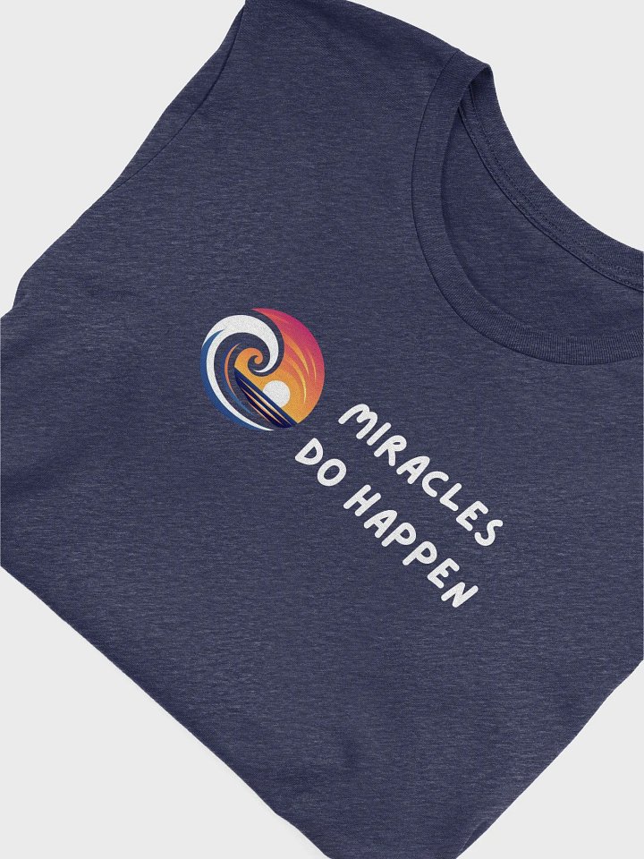 Sunset Wave Logo T-Shirt | miracles do happen product image (22)