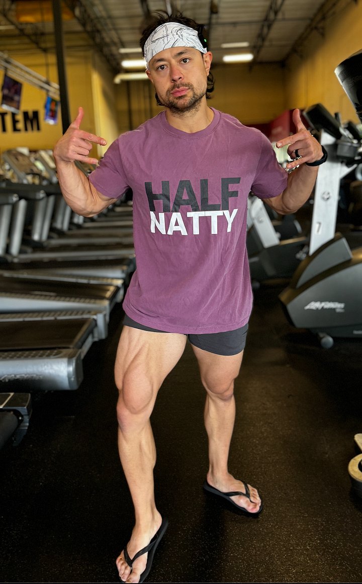 Drop #2: OG Colored Half Natty T-Shirt - Black & White Text product image (1)