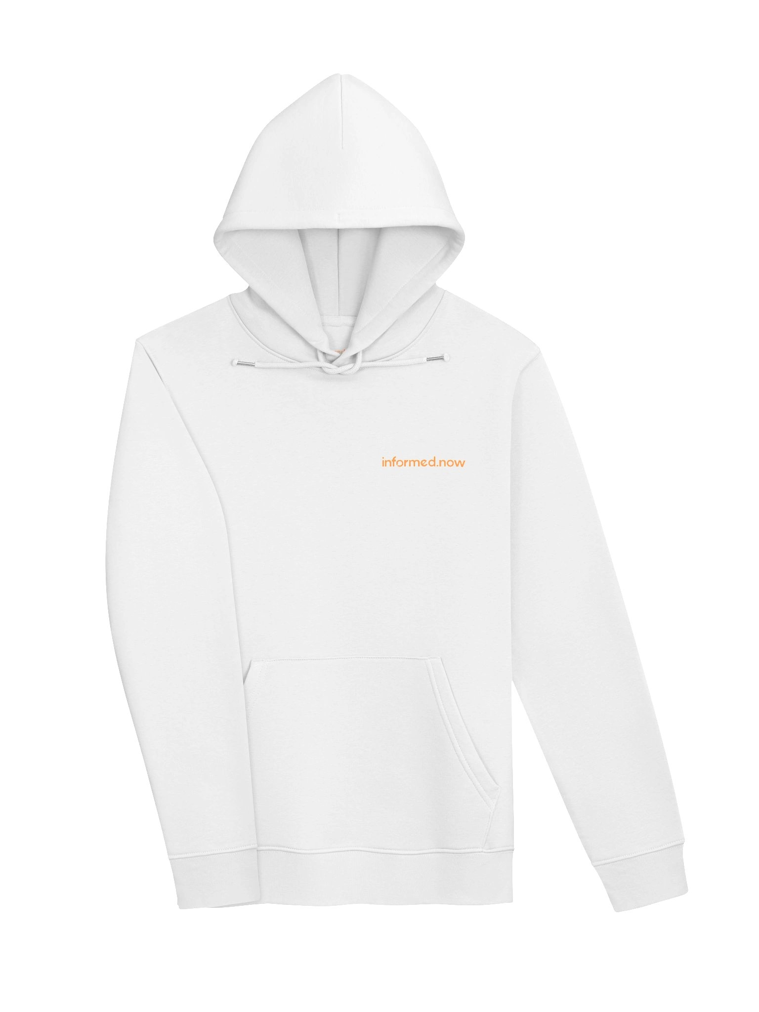 informed.now Unisex Eco Hoodie (White) product image (3)