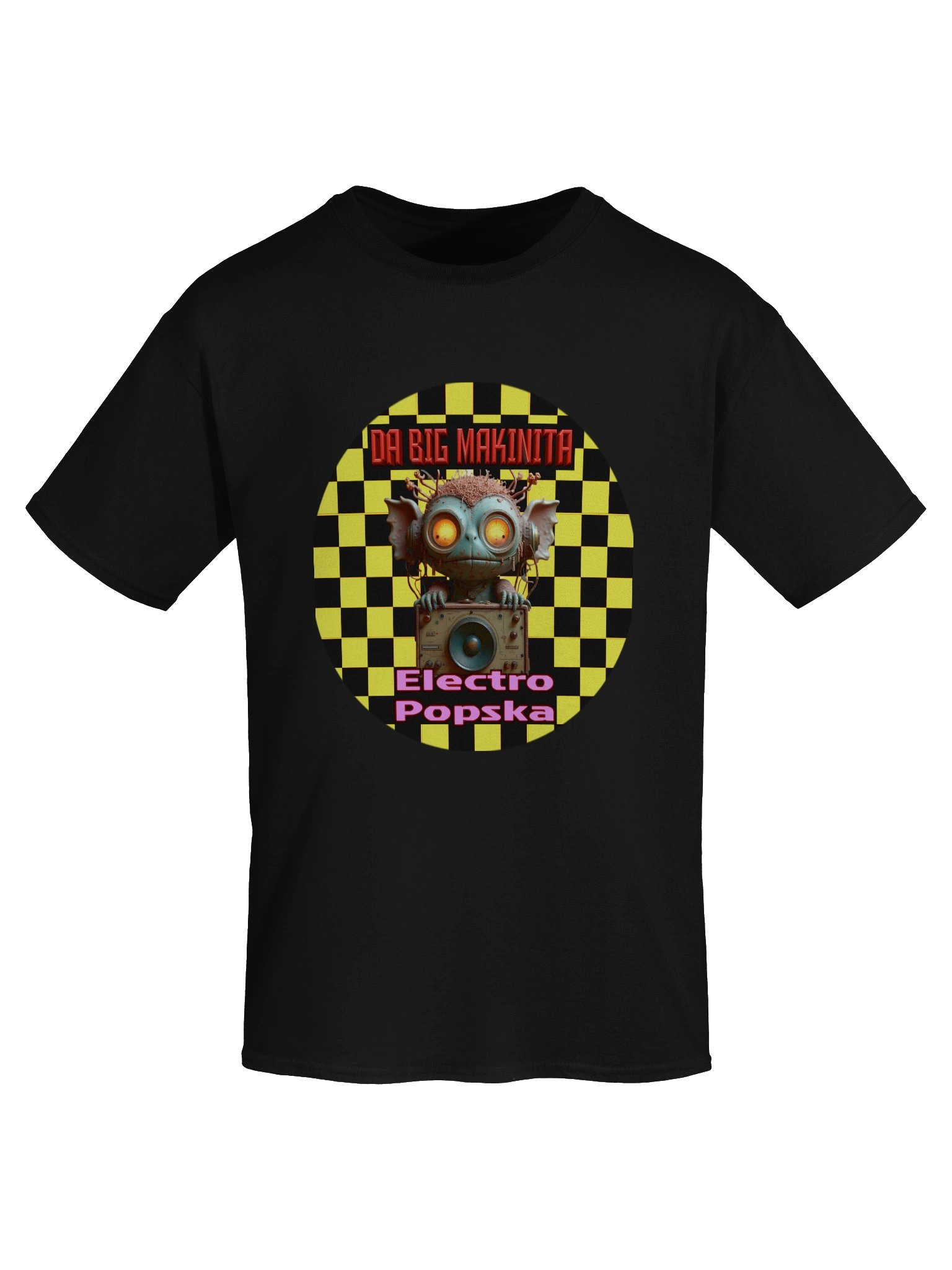 Electro Popska round (Pink) Tshirt product image (5)