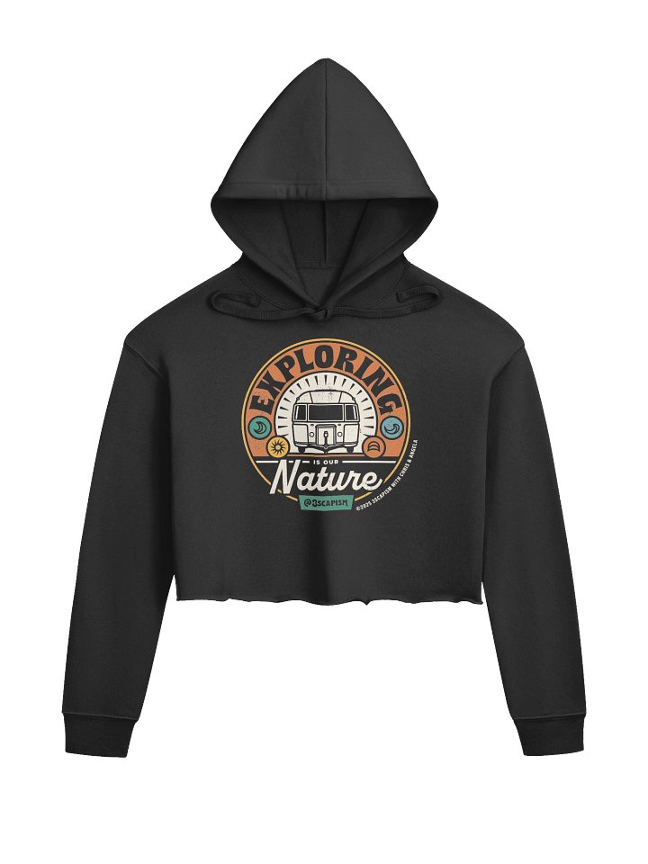 Exploring Nature: RV Crop Hoodie product image (1)
