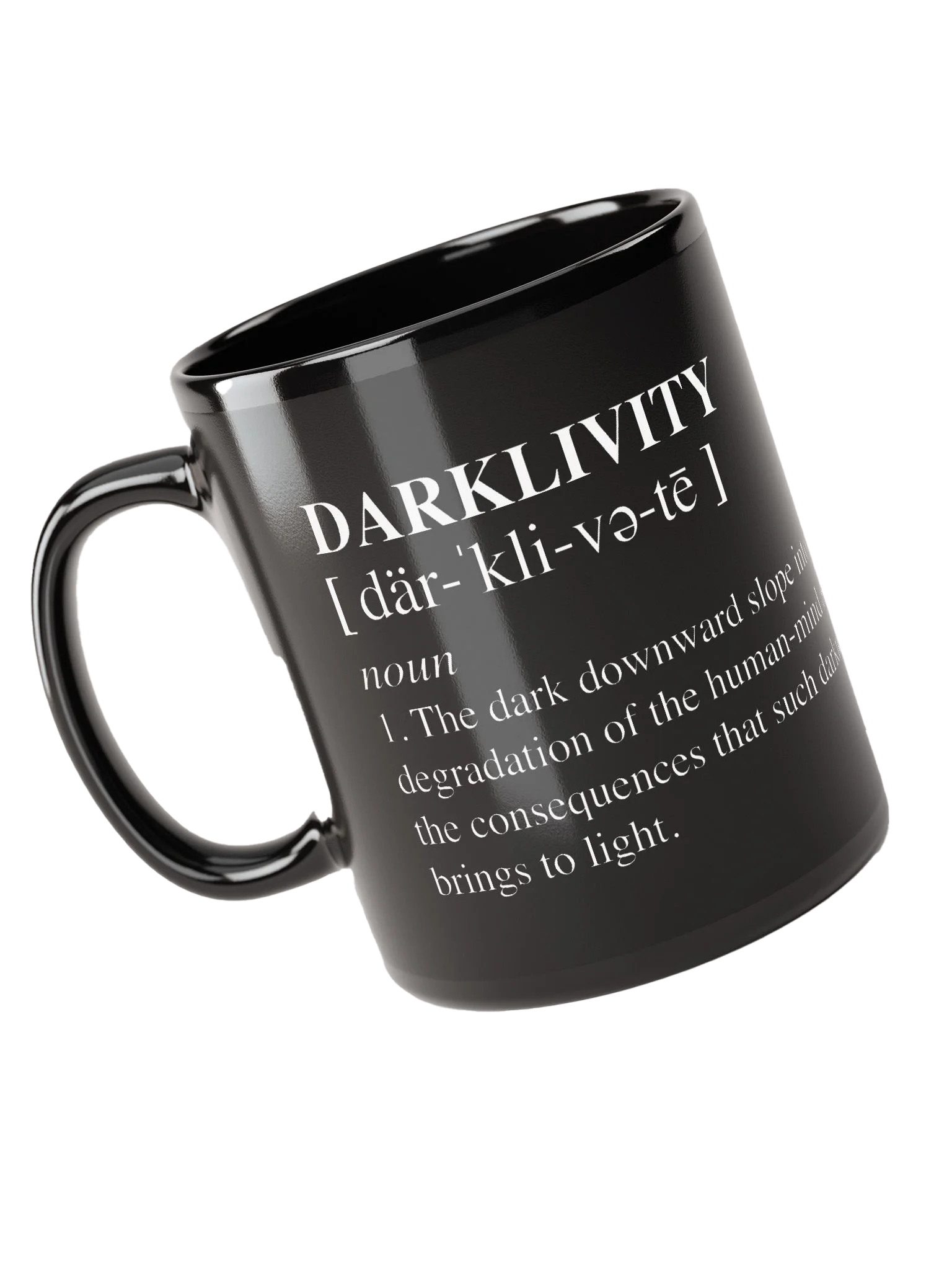 DARKLIVITY Definition Mug | Black product image (1)