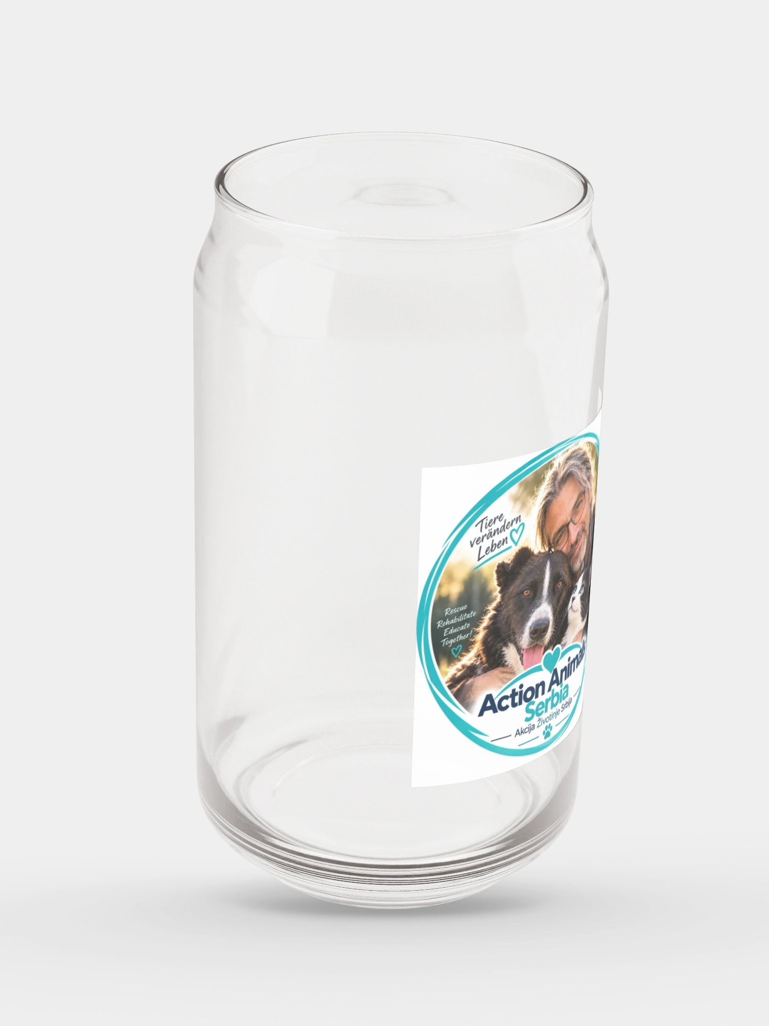 AAS · Tiere verändern Leben – Trinkglas in Dosenform product image (2)