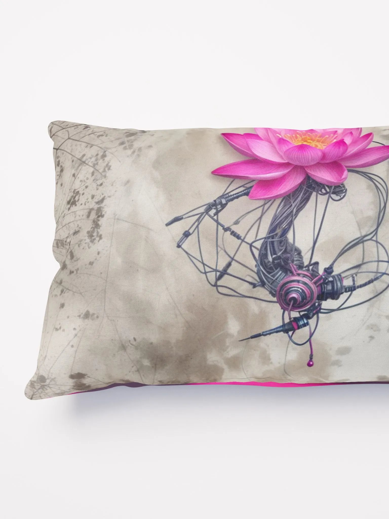 Digital Lotus Pillow product image (8)