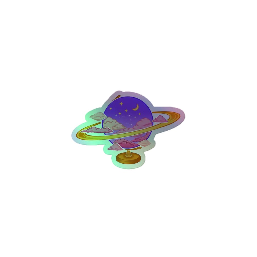 "Celestial Dream Map" Holographic Sticker product image (1)