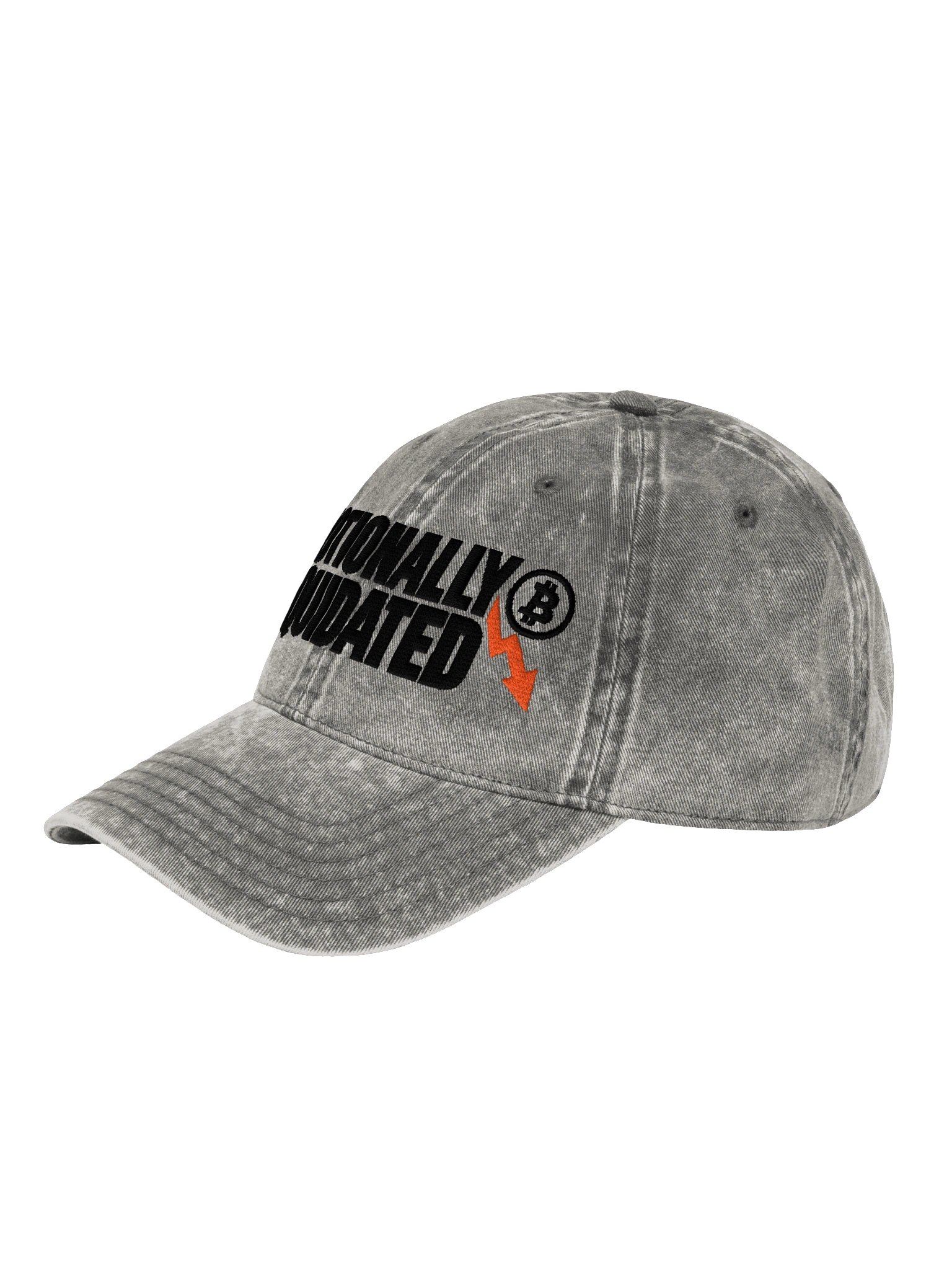 Emotionally Liquidated Embroidered Dad Hat — Paper Hands Costume Set product image (3)