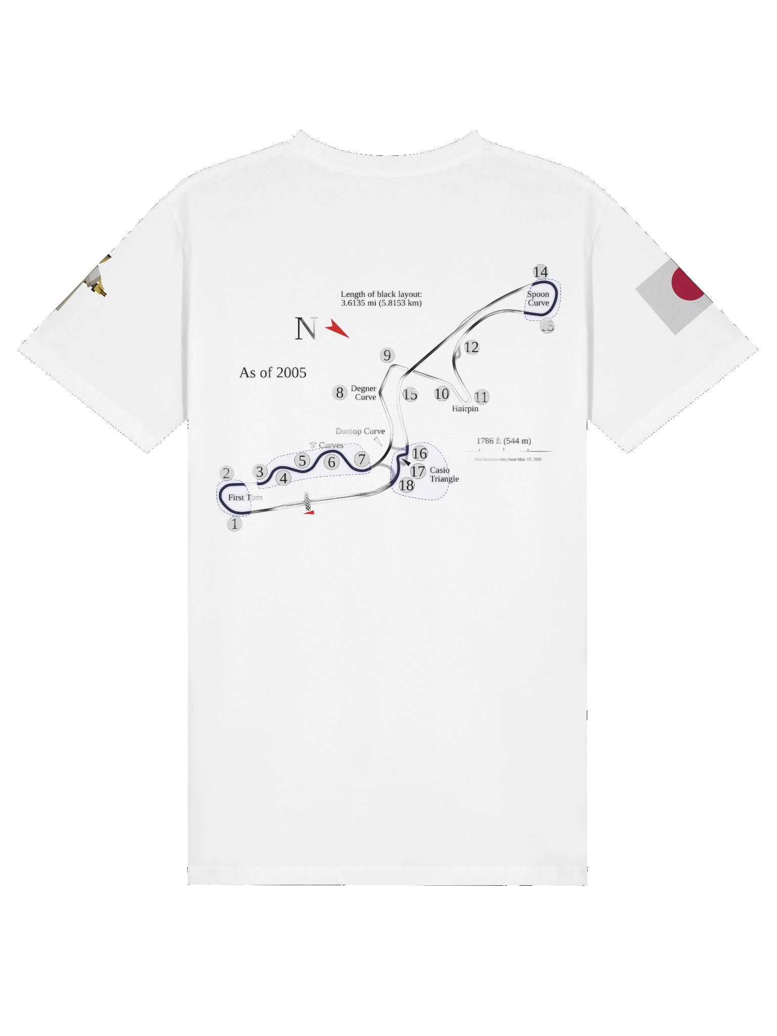 NyteWatch F1 25 Episode 3 Japanese GP Unisex T-Shirt product image (2)