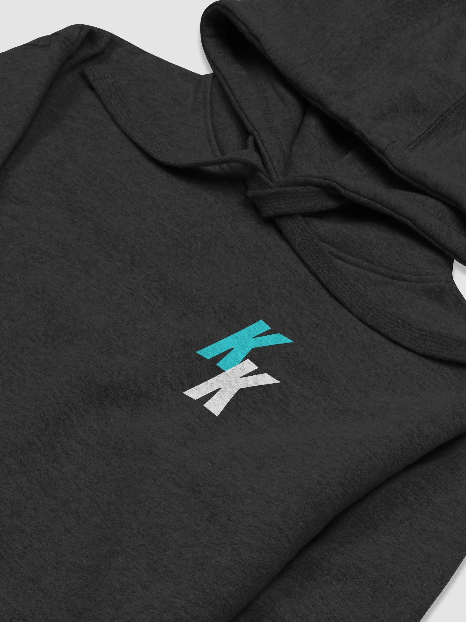Kevin Kreates Cross-Word Hoodie (White On Black) product image (3)