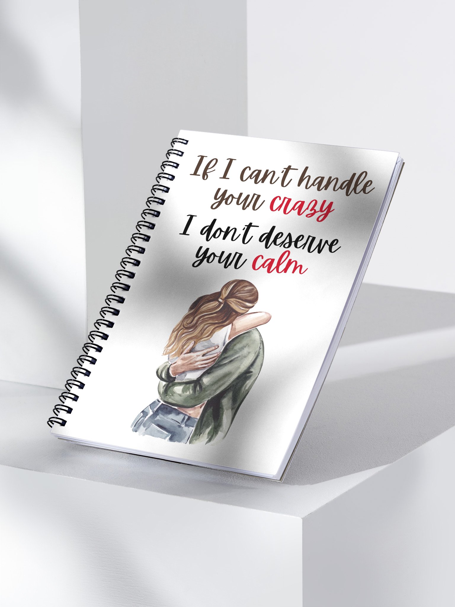 Crazy & Calm Spiral Notebook product image (3)