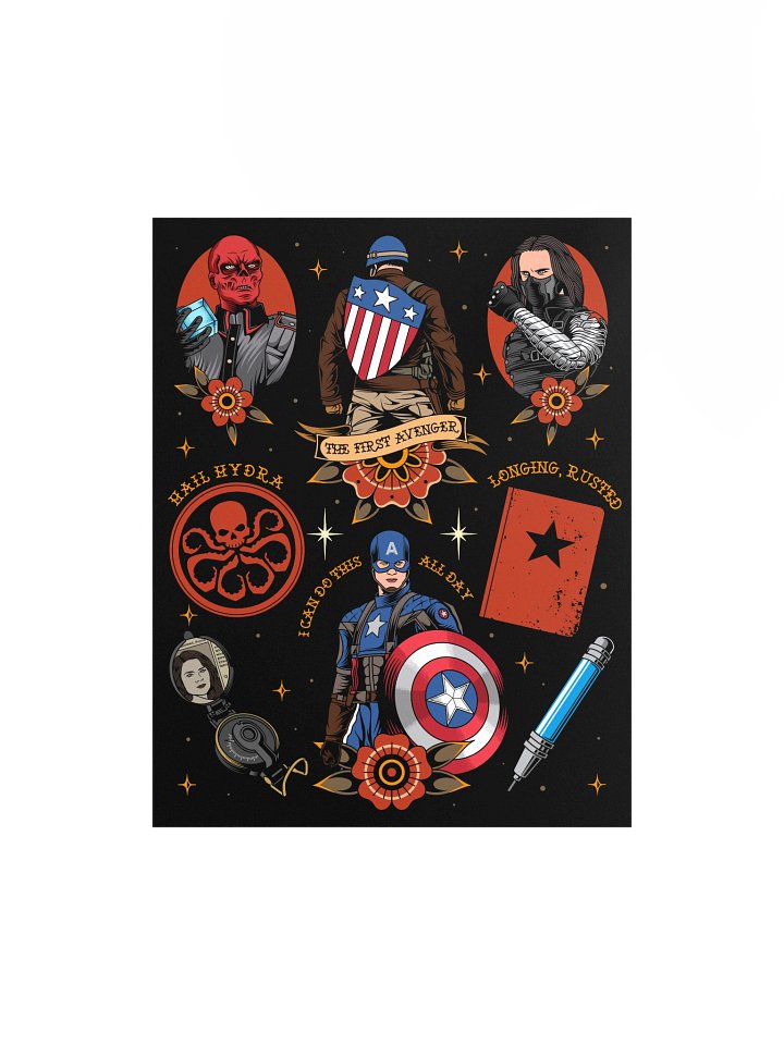 Captain America Flash - Print product image (1)