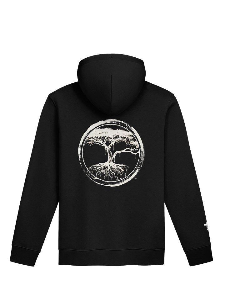 ONE KING Rooted IV 100% Organic Cotton Premium Street Hoodie with embroidered sleeve logo product image (1)