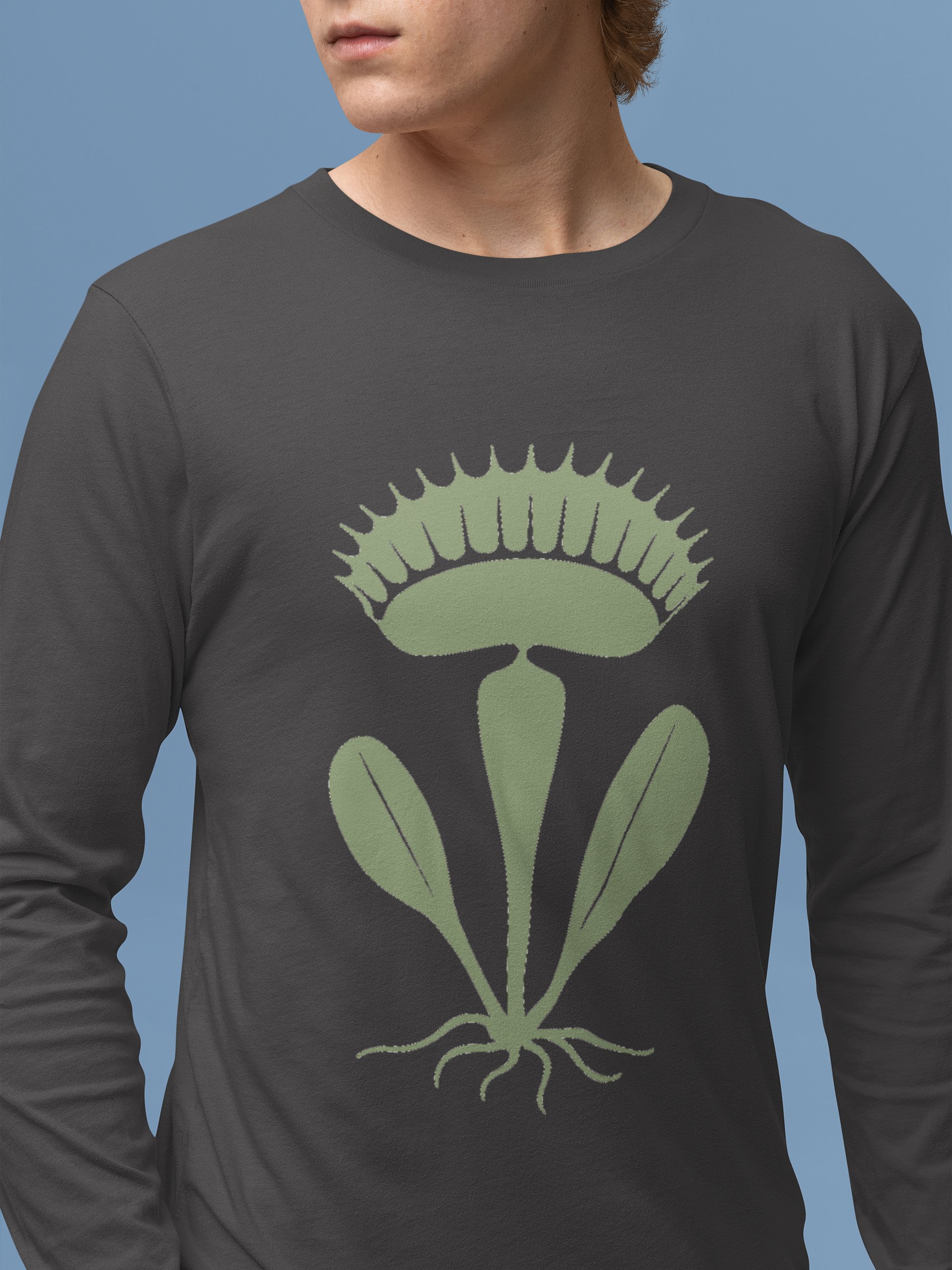 Venus Flytrap Stamp long sleeve product image (1)