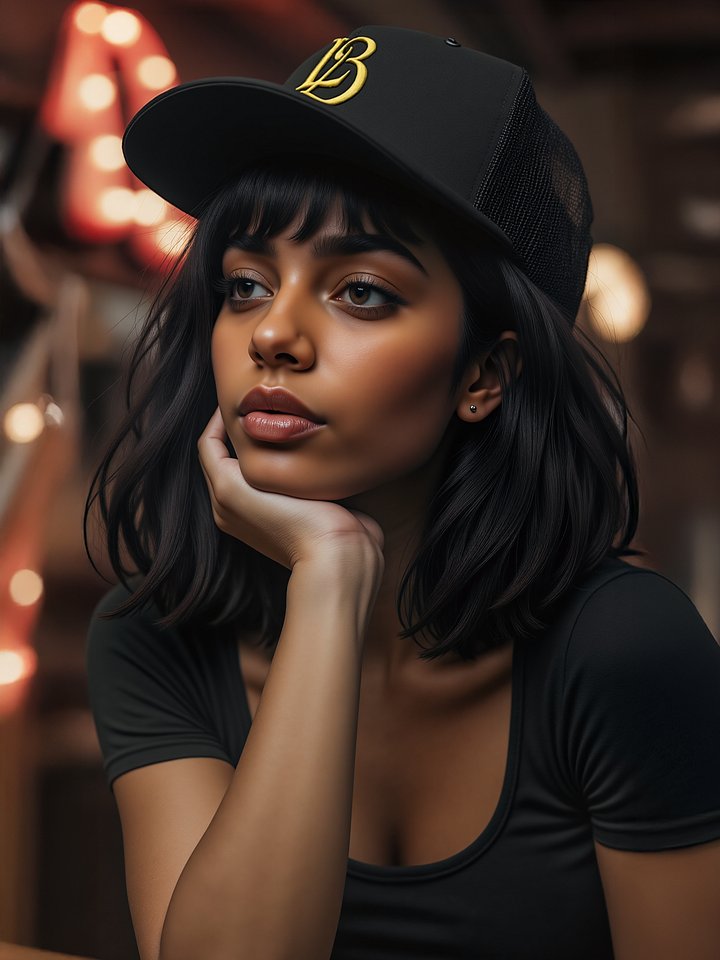 LB Hat blk product image (1)