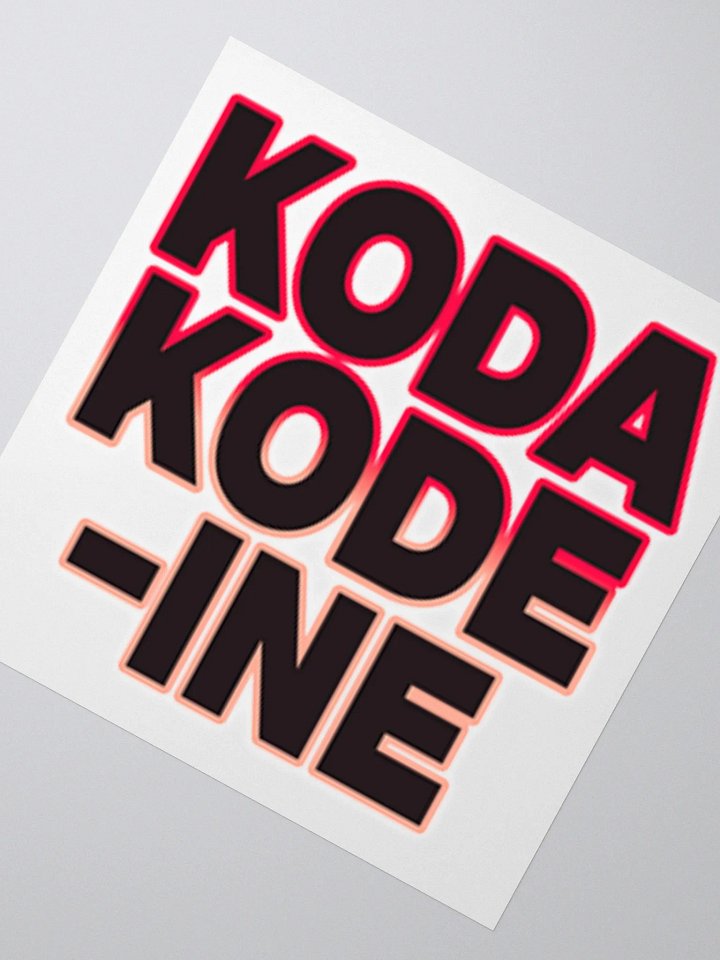 KODA KODE -INE Kiss Cut Stickers product image (2)