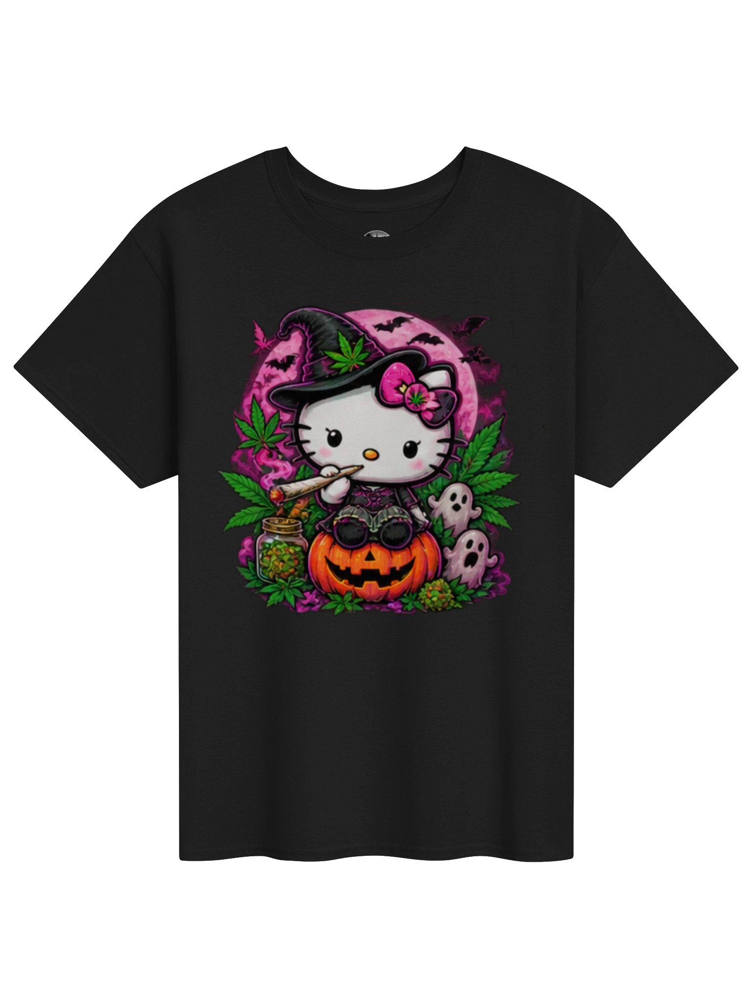 Pinkaween Kitty Graphic Tee product image (1)