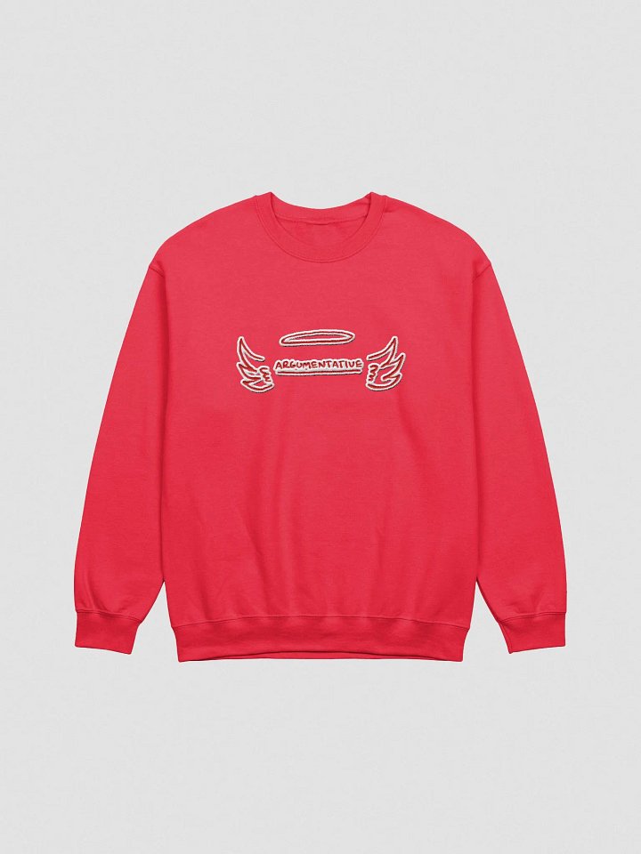 ANGELIC (lg. red bubble design) embroidered crewneck product image (13)