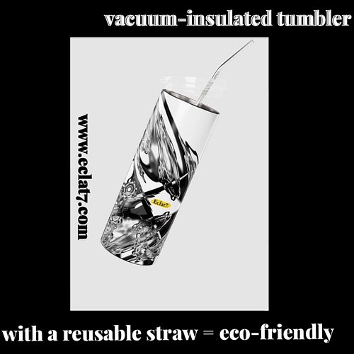 Diamond 777 Eclat7 the vacuum-insulated tumbler with a reusable straw provides an eco-friendly and practical solution for kee...
