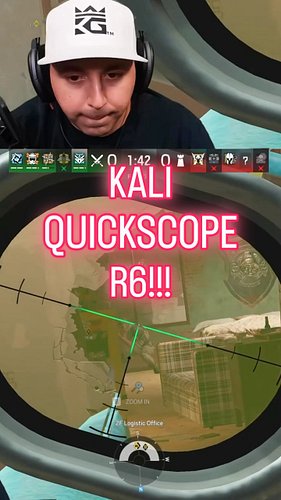 KALI QUICKSCOPE R6!!! #rainbowsixsiege #rainbowsix #r6 #r6s #gaming
